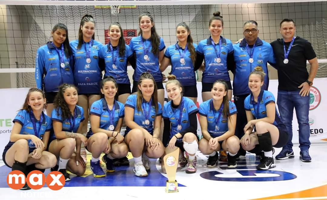 Time de Foz é vice-campeão da Copa Integração de voleibol feminino sub17
