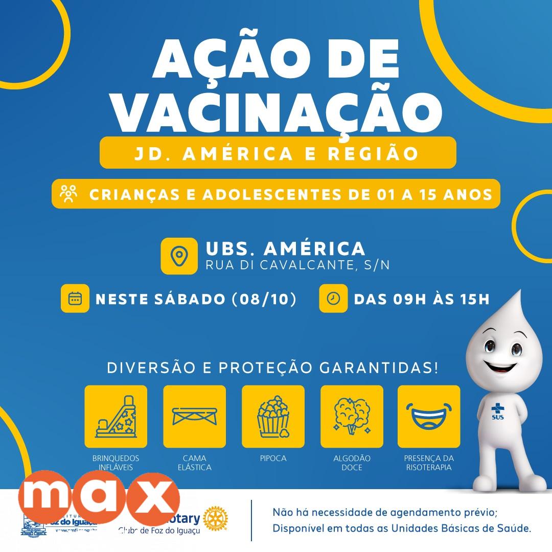 UBS do Jardim América estará aberta neste sábado para vacinação de crianças e adolescentes
