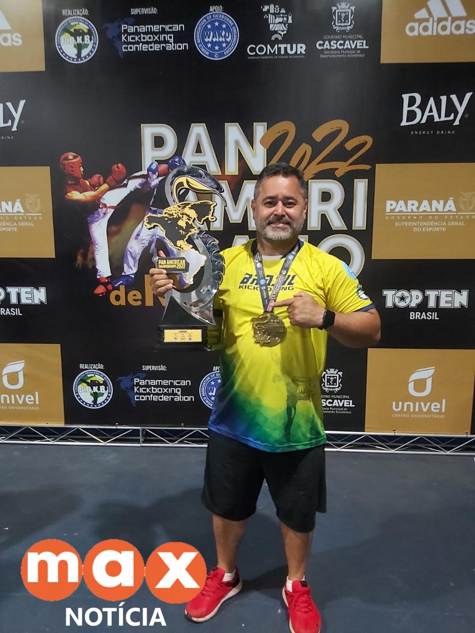 Técnico de Foz do Iguaçu comanda a Seleção Brasileira em Pan-Americano de Kickboxing