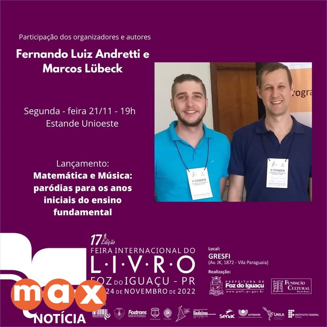 Professor da rede municipal lança livro de paródias para ensinar matemática