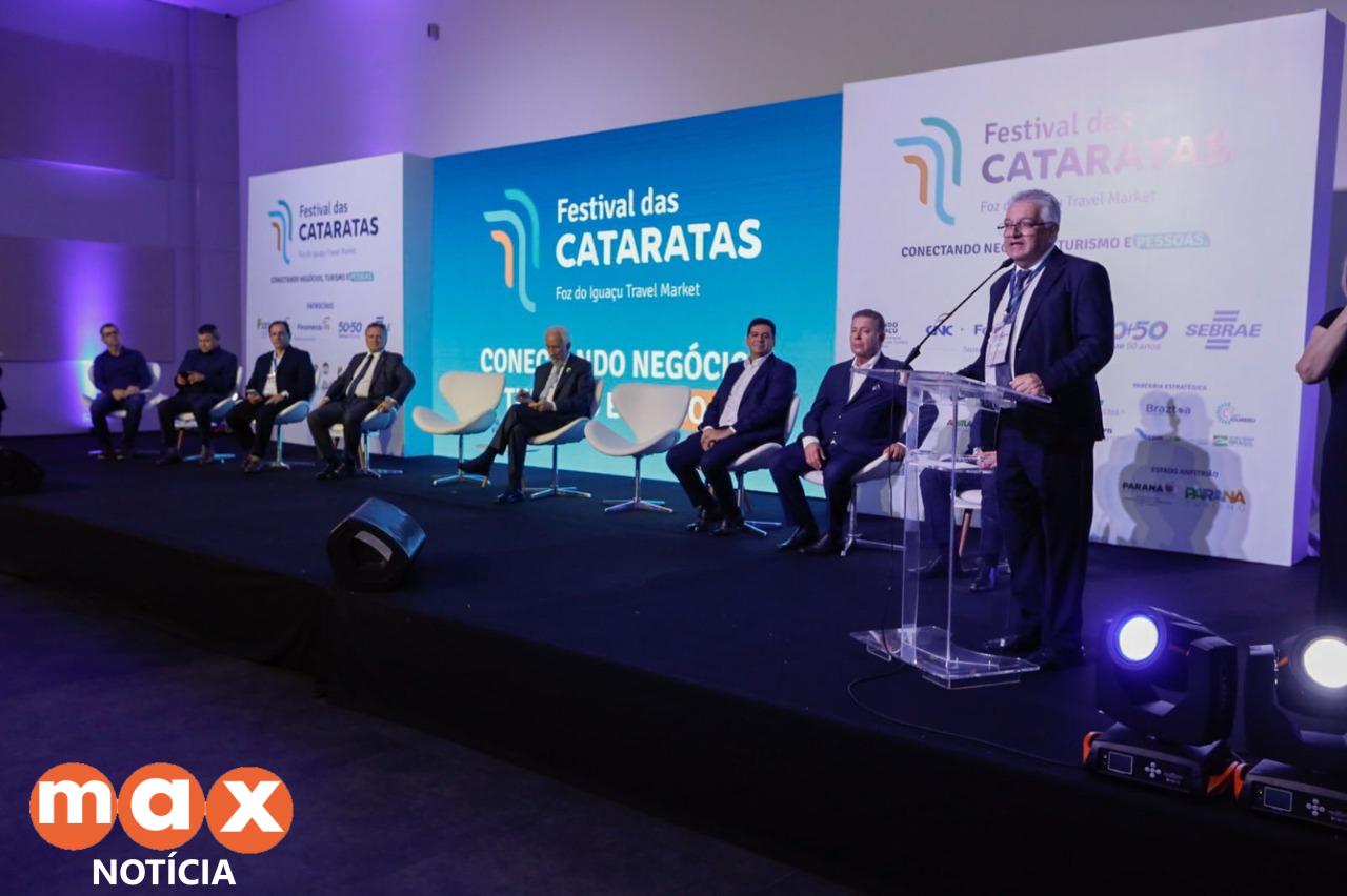 Retomada do turismo dá o tom na abertura do 17º Festival das Cataratas