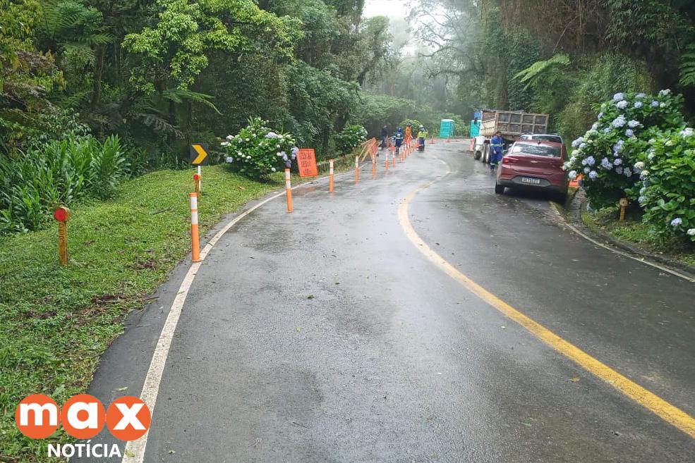 Estrada da Graciosa será parcialmente liberada no início da tarde desta terça-feira