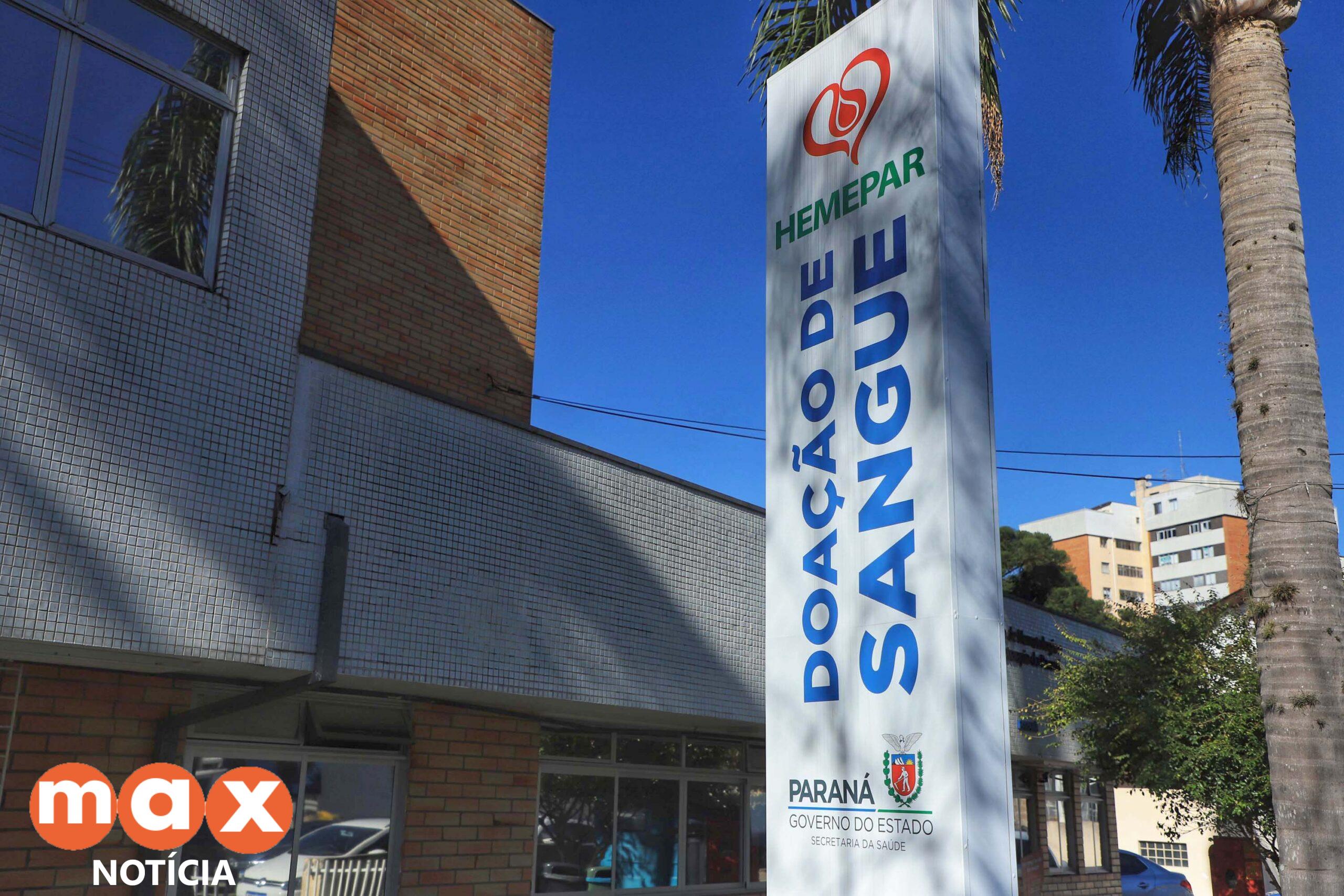 Hemepar solicita doação de sangue para atendimento às vítimas de Jandaia do Sul