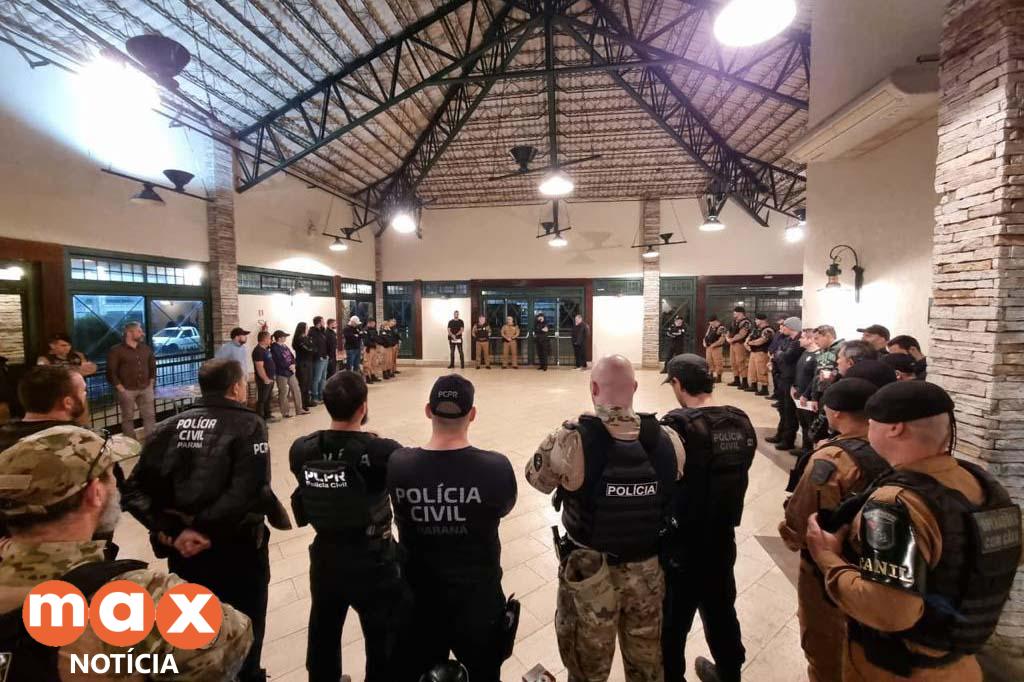 Com 47 mandados, PCPR e PMPR deflagram operação contra grupo ligado ao tráfico em Maringá