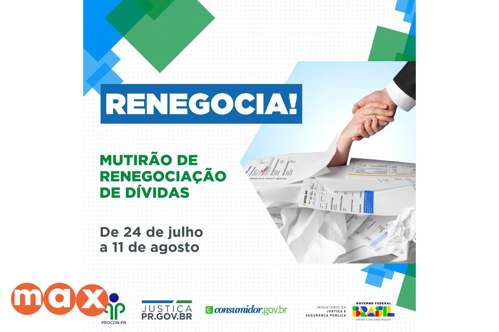 Procon de Foz do Iguaçu participa do “Mutirão Renegocia!”