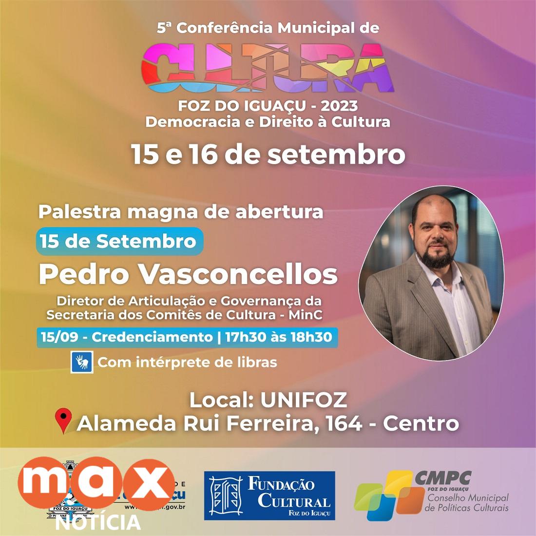 Conferência Municipal de Cultura começa nesta sexta-feira (15) na Unifoz