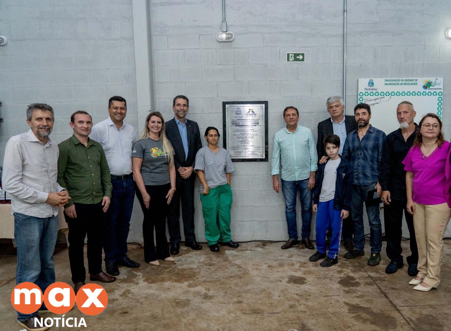 Unidade de Valorização de Recicláveis é inaugurada no Campos do Iguaçu