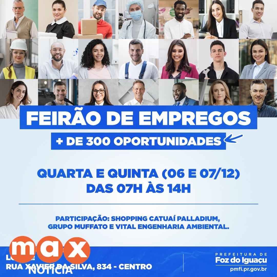 Agência do Trabalhador promove ‘Feirão de Empregos’ nesta semana