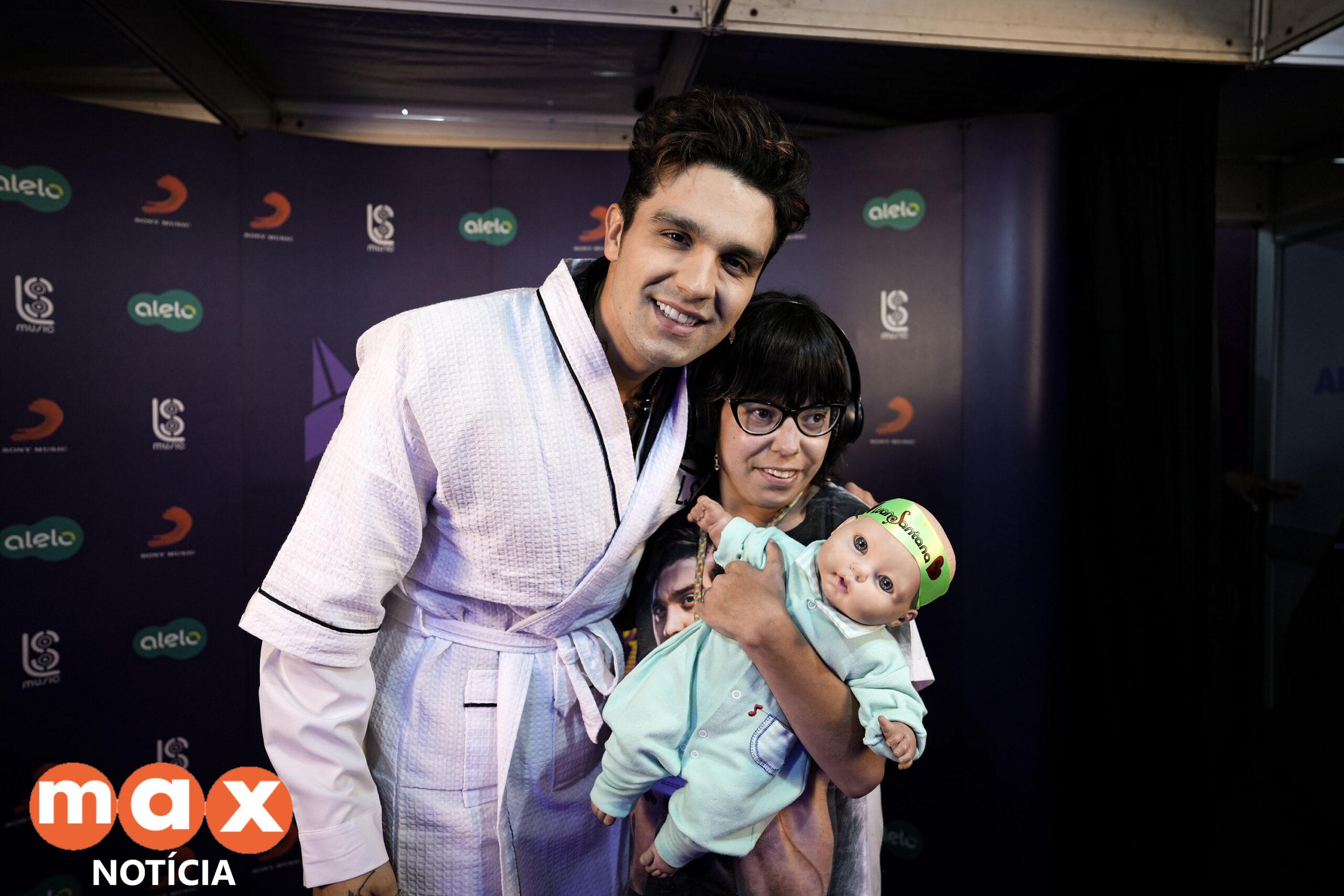 Com apoio do Estado, fãs especiais conheceram Luan Santana antes do show histórico