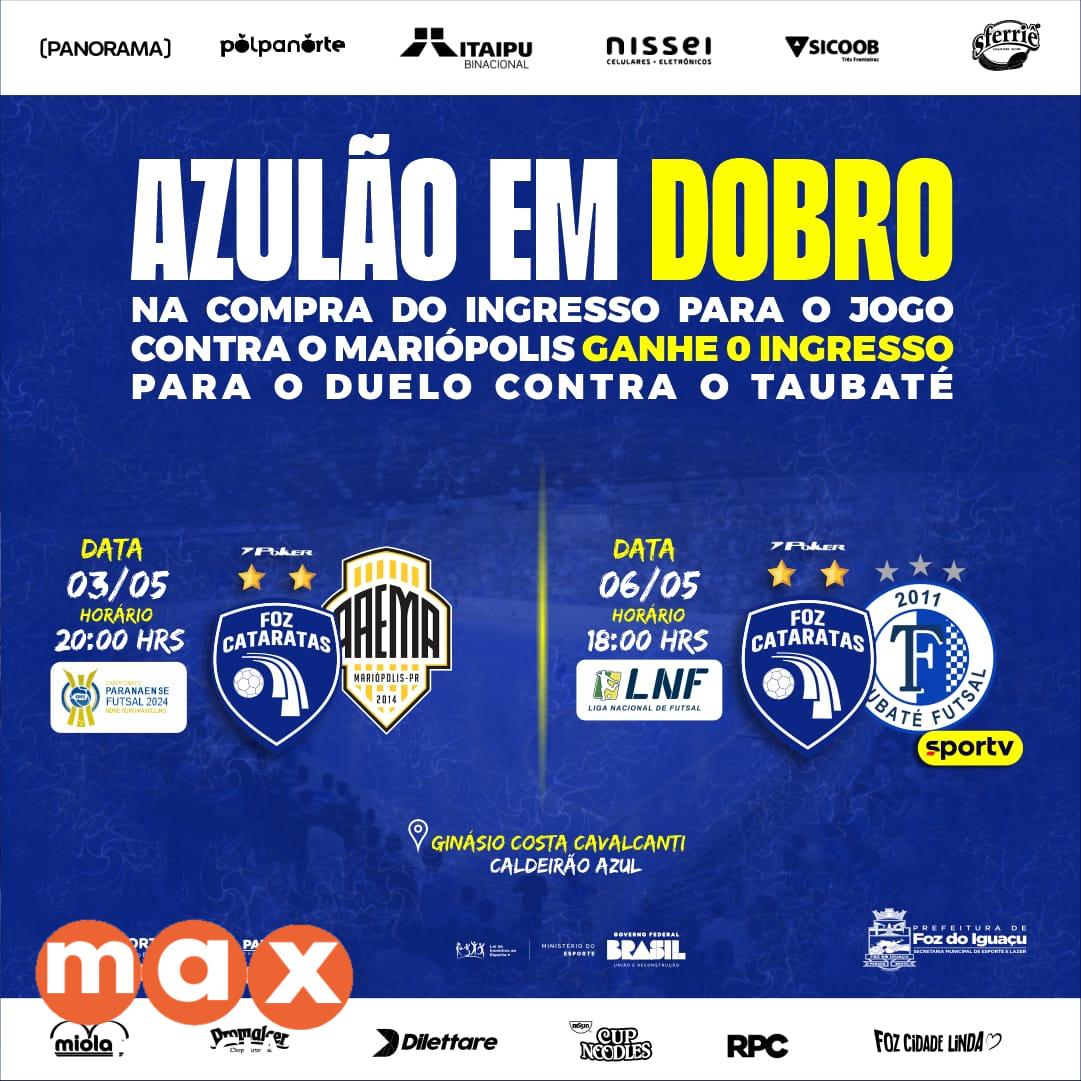 Foz Cataratas tem jogos em casa com promoção de ingressos