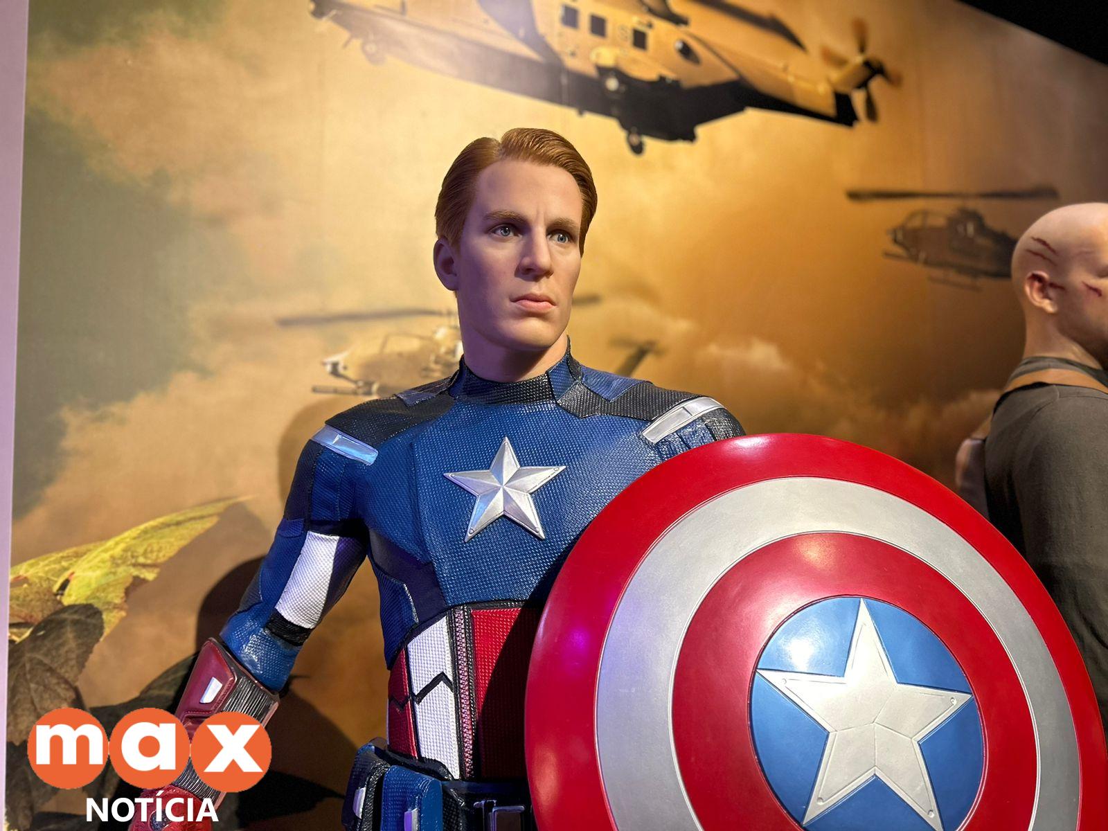 Capitão América chega para reforçar time de Super-Heróis do Museu de Cera