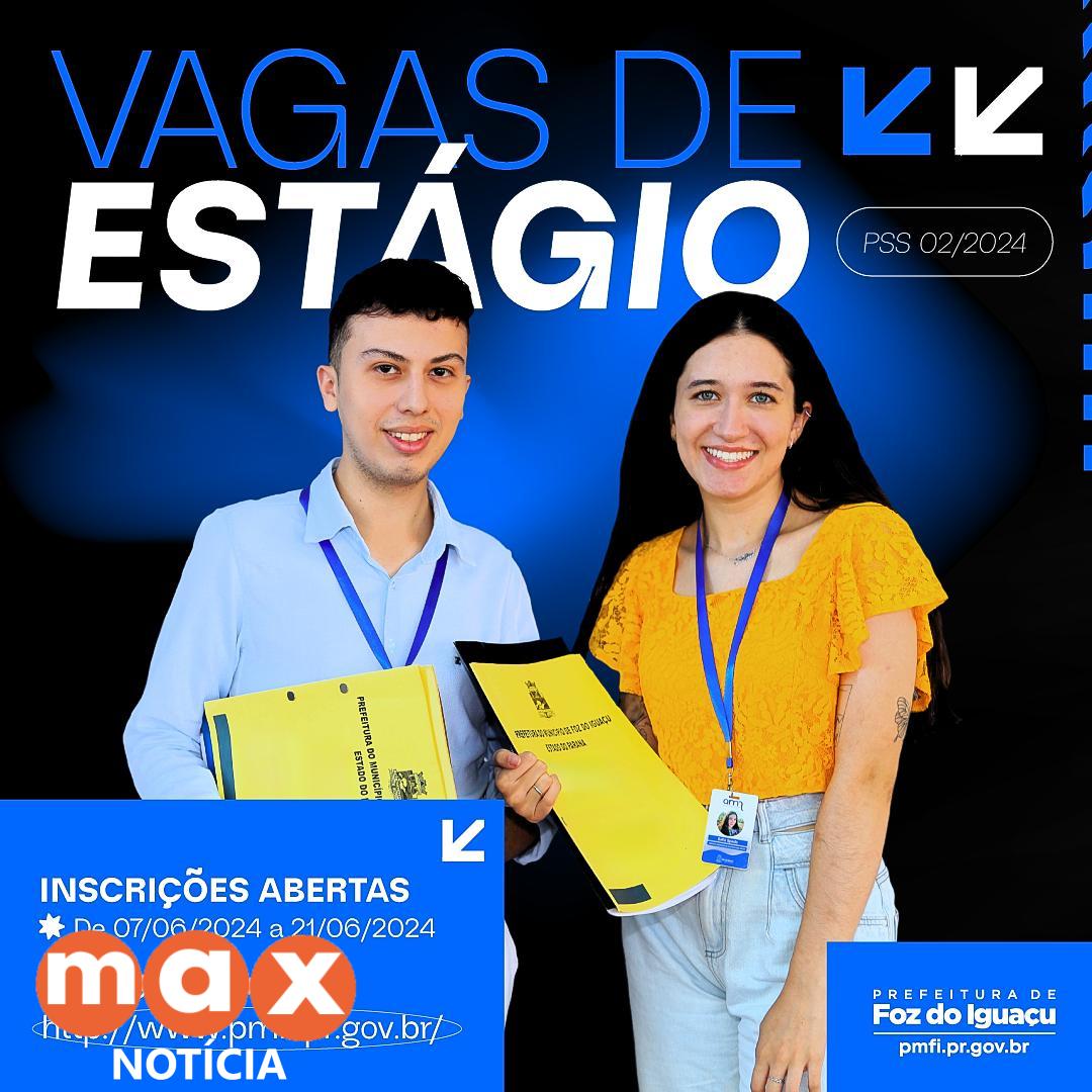 Prefeitura de Foz abre inscrições do novo processo seletivo para estágio remunerado