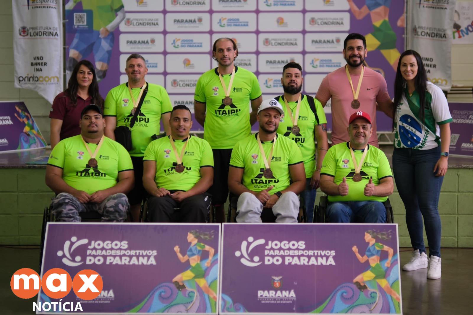 Atletas iguaçuenses são destaques nos Jogos Paradesportivos do Paraná