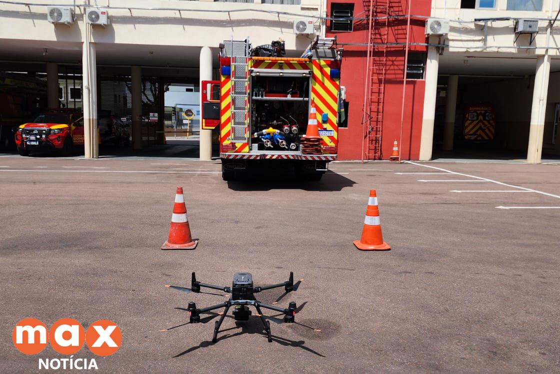 Corpo de Bombeiros terá drones com câmera termal e alto-falante em ação no Litoral