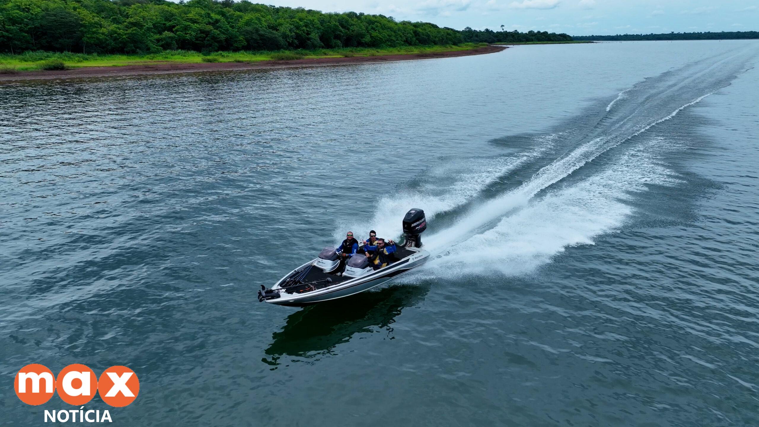 Disputa nas águas: 75 competidores participam de campeonato de pesca no Lago de Itaipu