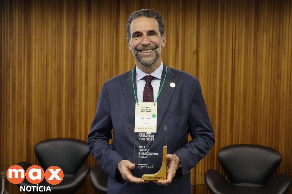 Itaipu é escolhida entre as cinco melhores empresas do País no Prêmio Destaque ESG 2025