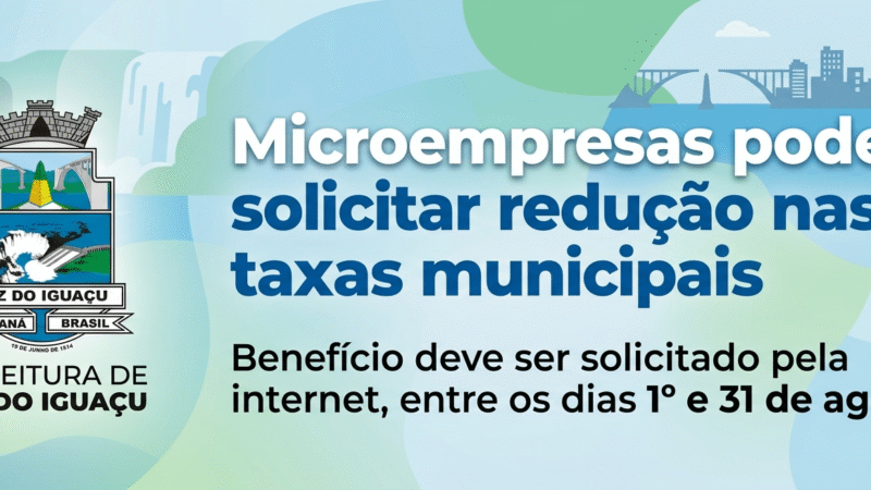 Microempresas podem solicitar redução nas taxas municipais