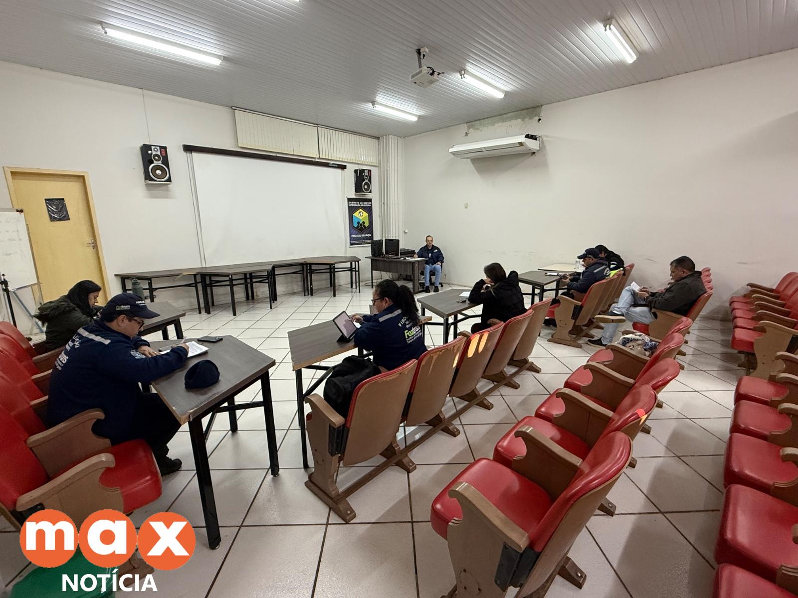 Agentes de trânsito do Foztrans realizam avaliação do Curso de Formação