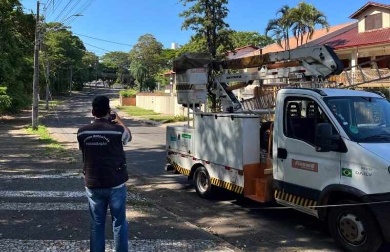 Prefeitura identifica pontos com cabos soltos e Copel inicia regularização