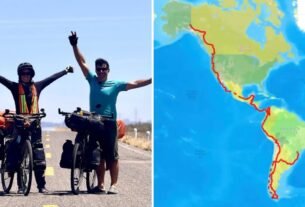 Casal paranaense larga emprego, vende tudo e passa mais de dois anos viajando de bicicleta para cruzar a América, de Ushuaia ao Alasca