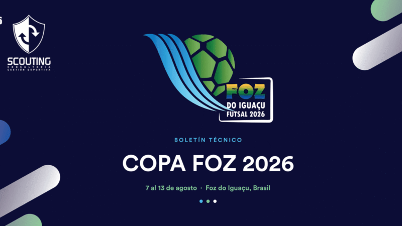 Começa nesta sexta-feira (7) a Copa Foz do Iguaçu Futsal 2026 com equipes de quatro países