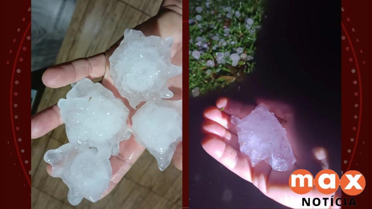 VÍDEO: temporais de granizo com pedras de gelo do tamanho de ovos de galinha causam estragos no Paraná