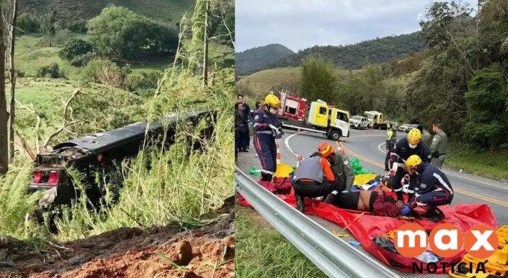 Acidente com ônibus deixa cinco mortos em rodovia de Cruzeiro, SP