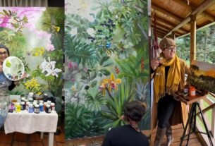 Artista do Paraná vê encomendas 'explodirem' após quadro dela viralizar nas redes e fecha agenda até 2028: 'Não estava esperando'