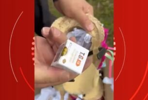 Contrabandista usa chapéus de festa junina como esconderijo para emagrecedores do Paraguai