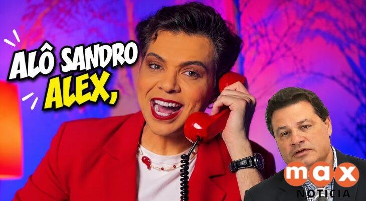Gustavo Mendes mira Sandro Alex e transforma “tocador de obras” em alvo de sátira