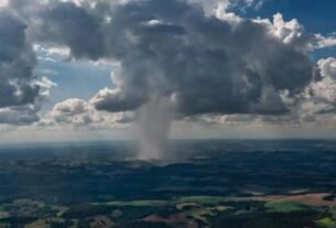 Mais de 200 cidades do PR recebem alerta para tempestade com ventos que podem chegar a 60 km/h; veja quais