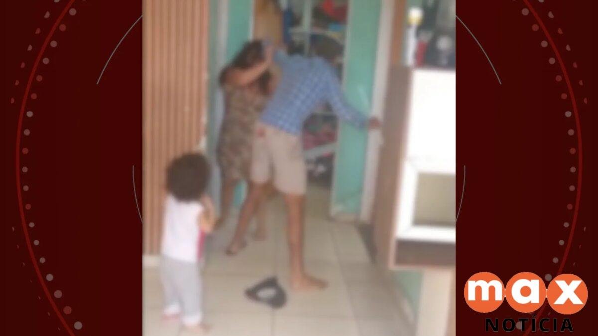 Mulher que foi espancada pelo marido no PR e pediu para filho filmar a violência postou vídeo nas redes sociais para pedir ajuda