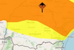 Paraná recebe dois alertas de tempestade para 318 cidades; veja a lista e a previsão do tempo