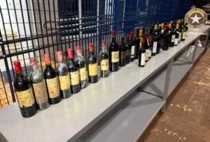 Receita Federal apreende vinhos raros estimados em meio milhão sem documentação adequada no Paraná