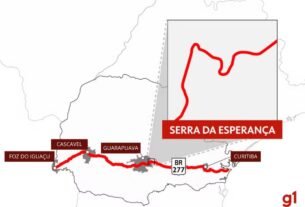 Serra da Esperança terá novo desvio devido a obras na BR-277, no Paraná