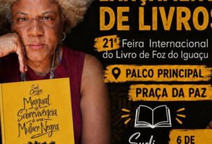 Sueli Crespa lança Manual de Sobrevivência de uma Mulher Negra na Feira do Livro em Foz