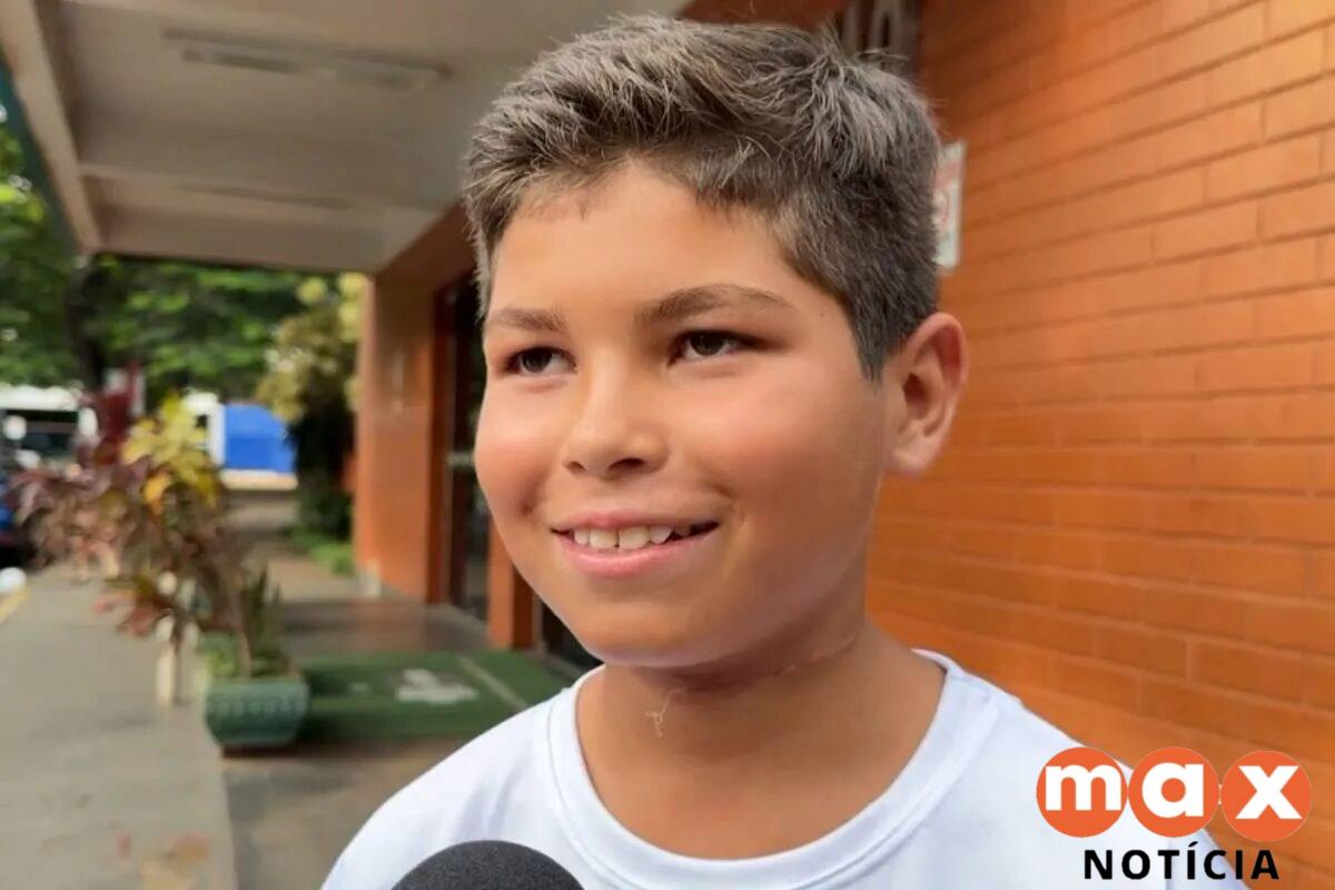 Após 15 dias internado, menino que teve pescoço cortado por linha de cerol recebe alta: ‘eu só sabia rezar’, diz mãe