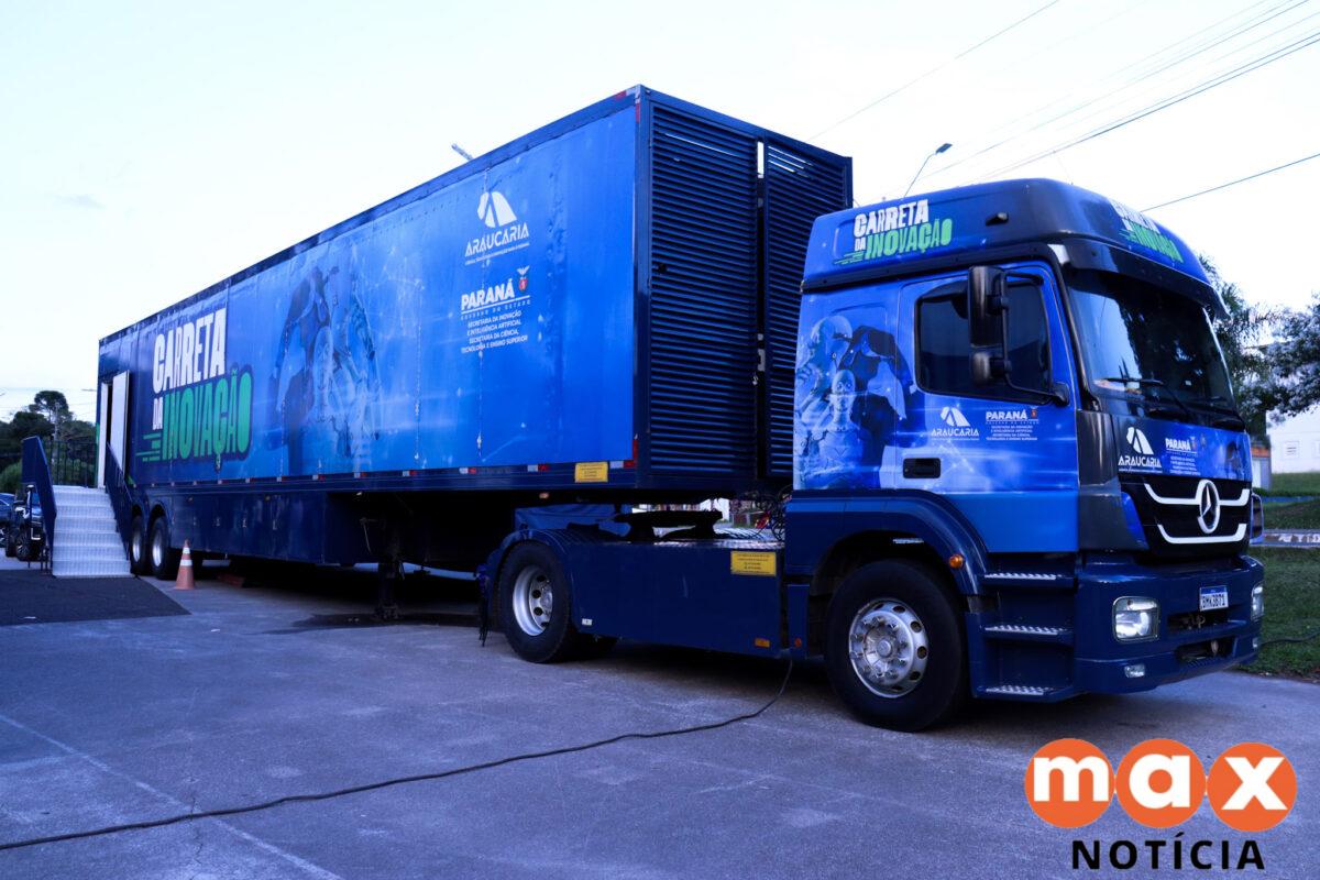Carreta da Inovação leva tecnologia gratuita ao Paraná