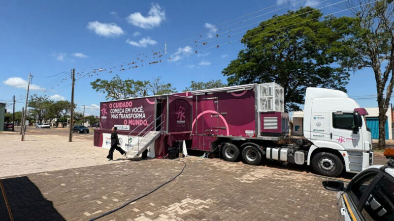 Carreta Saúde da Mulher chega a Imbaú para atendimento regional