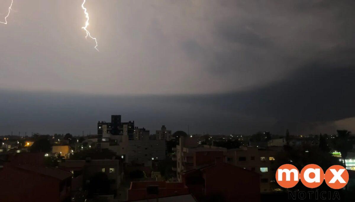 Ciclone no Paraná: alerta Máximo de tempestades no Fim de Semana