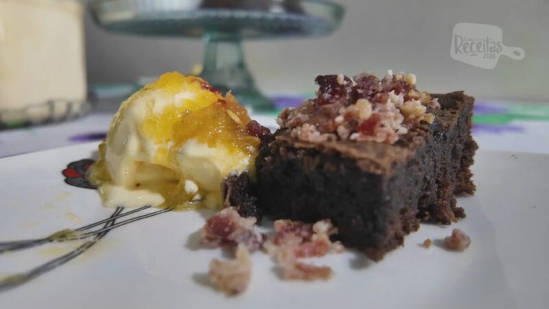 Brownie com Crocante de Bacon: Receita do Concurso 2026
