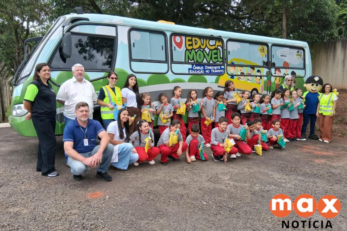 Detran-PR realiza ação de educação no trânsito para crianças