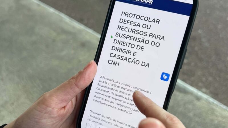Recursos de multas e CNH no Detran-PR: veja como fazer online