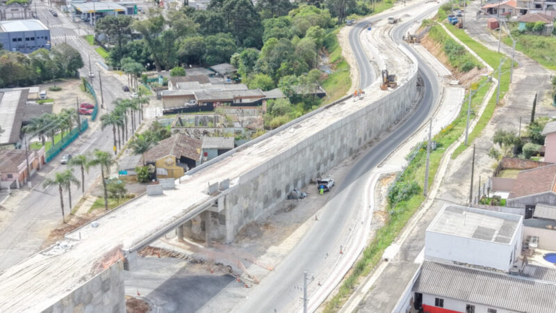 Viaduto da PR-151 em Palmeira entra na reta final das obras