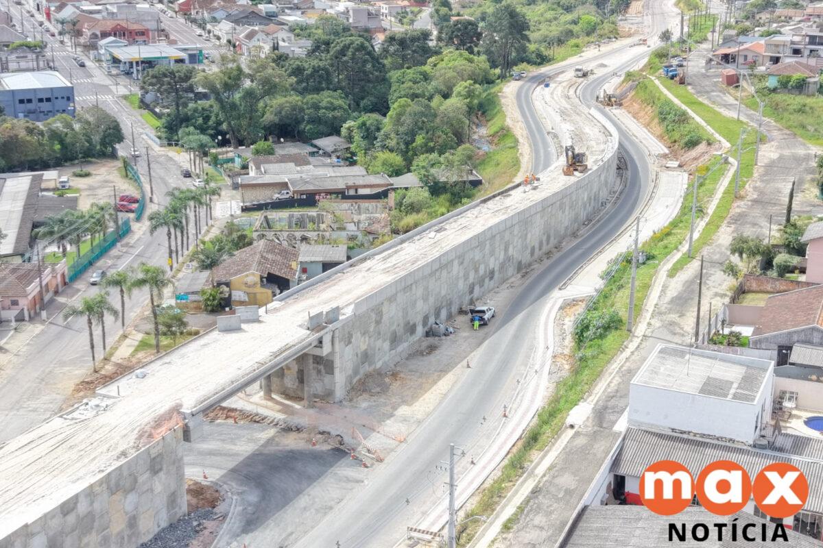 Viaduto da PR-151 em Palmeira entra na reta final das obras