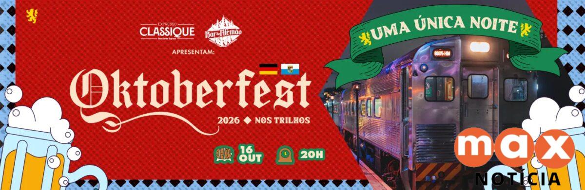Oktoberfest em Curitiba: trem de luxo terá jantar alemão