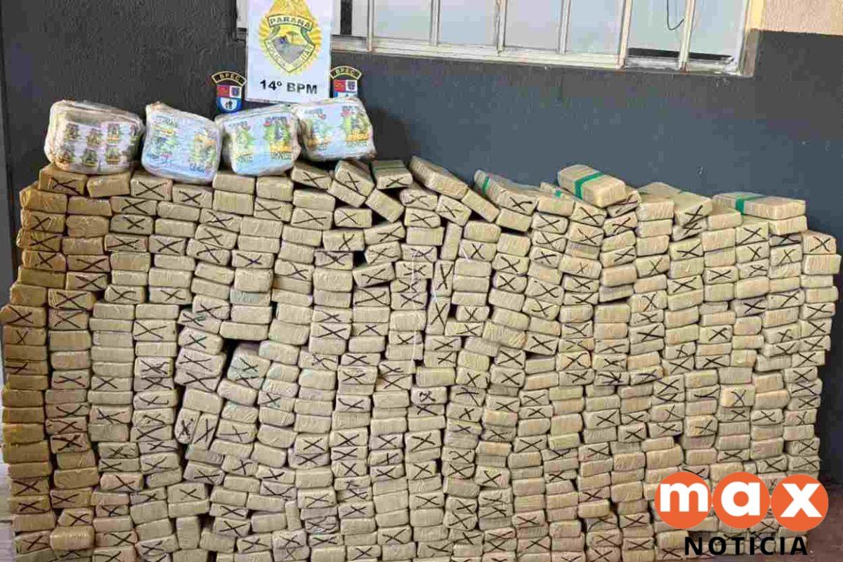 Apreensões de maconha na fronteira do Paraná disparam 228%