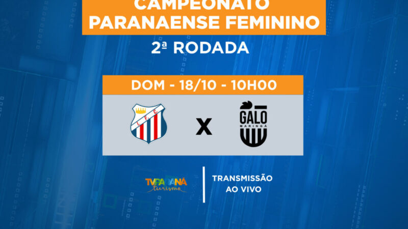Futebol feminino: TV Paraná Turismo transmite jogo ao vivo