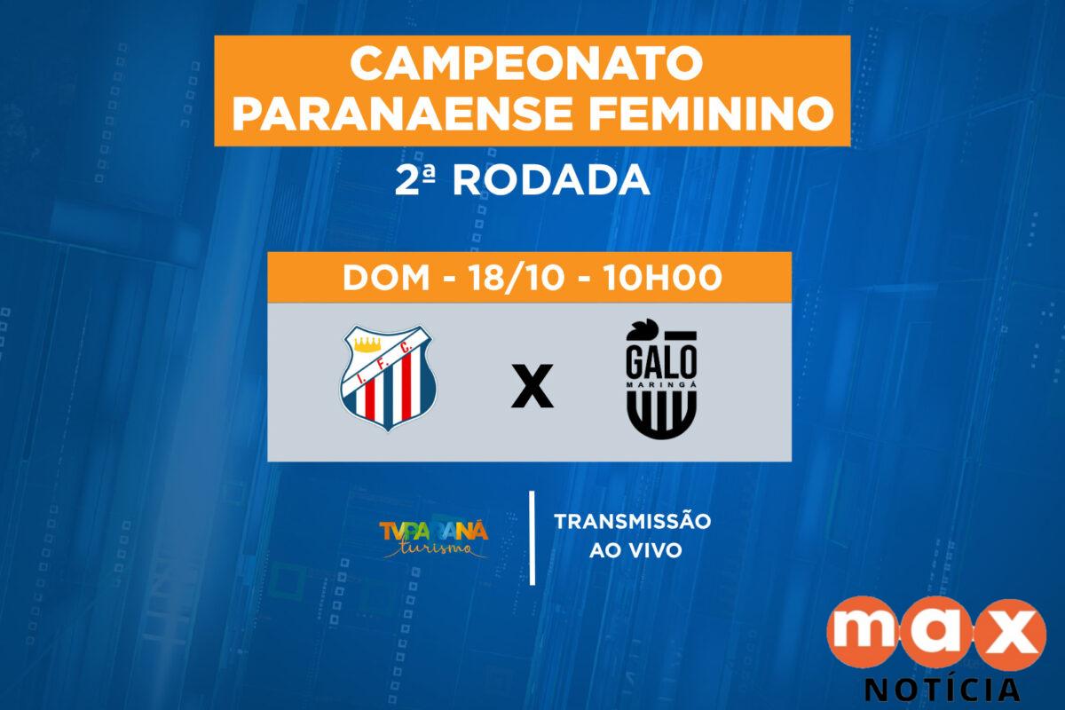 Futebol feminino: TV Paraná Turismo transmite jogo ao vivo