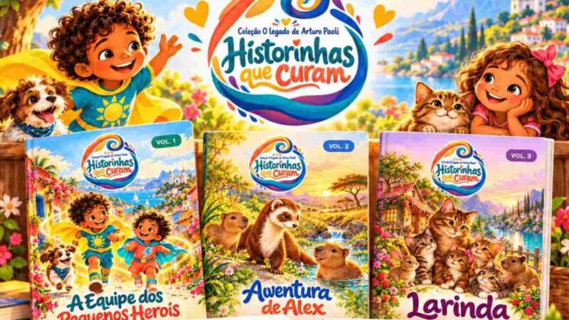 Livros infantis inspirados em crianças acolhidas em Foz do Iguaçu